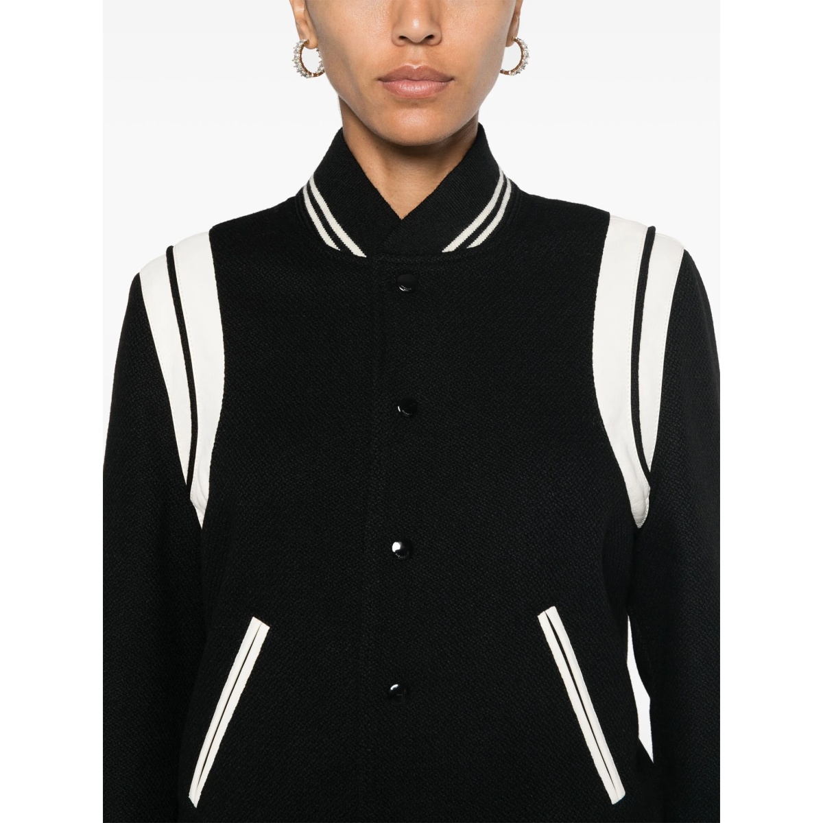 two-tone varsity jacket - Img 5