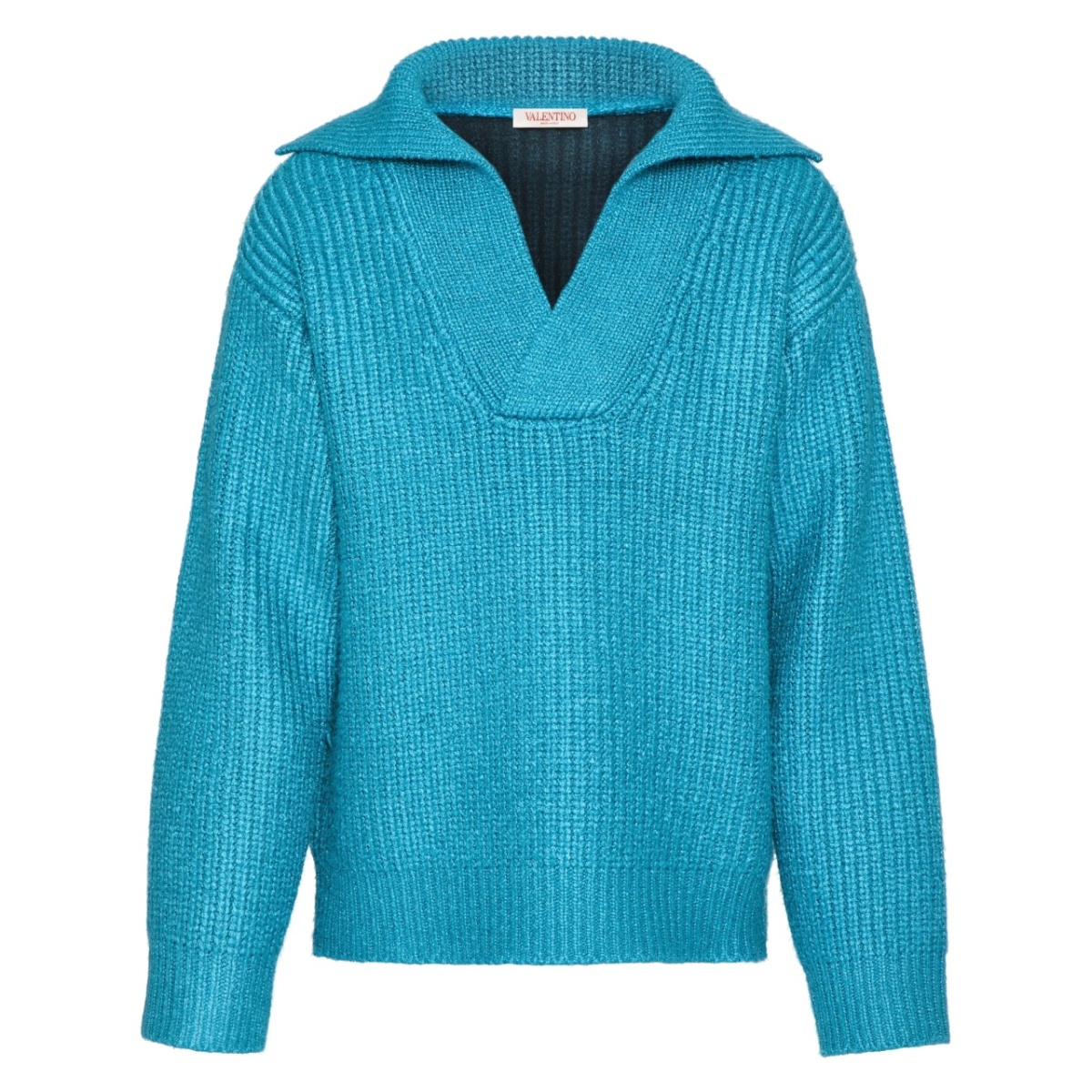 v-neck long sleeve jumper