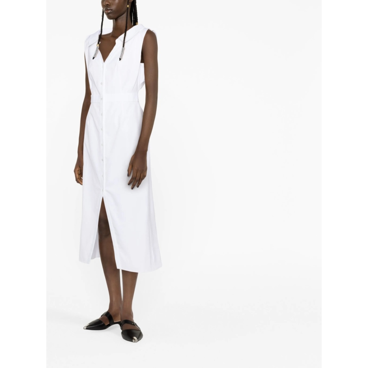 V-neck sleeveless dress - Img 4