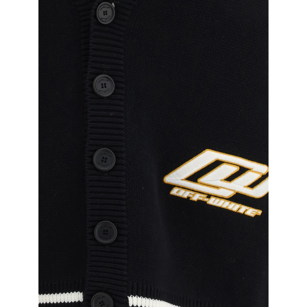 varsity embroidered cardigan - Img 3