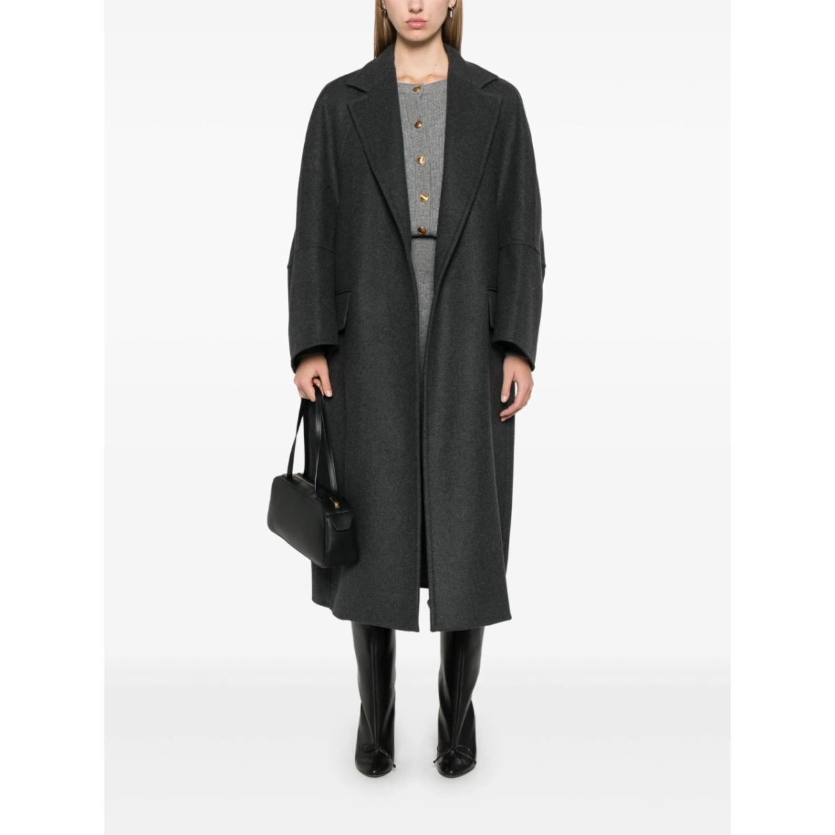 virgin wool-blend coat - Img 2