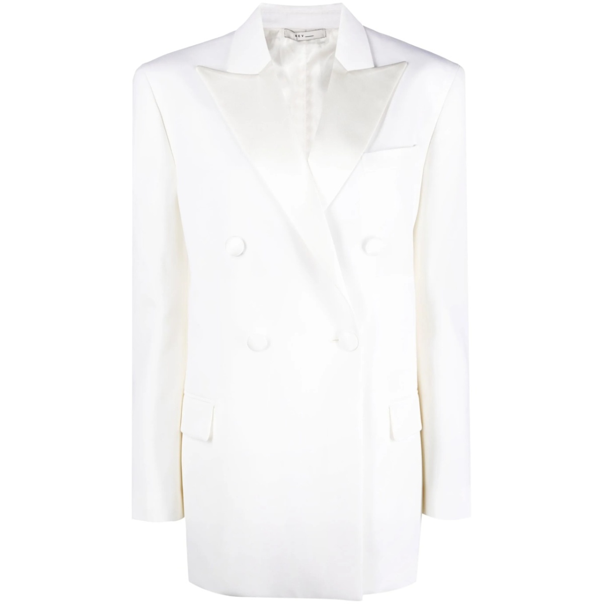 virgin wool double-breasted coat