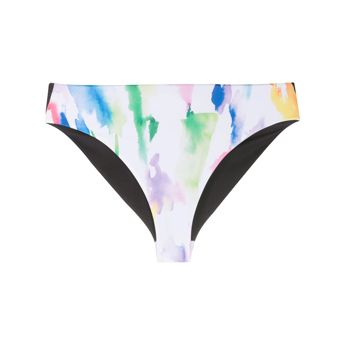 watercolour print bikini bottoms