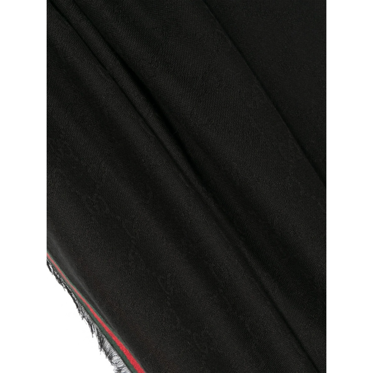 Web-stripe frayed scarf - Img 2