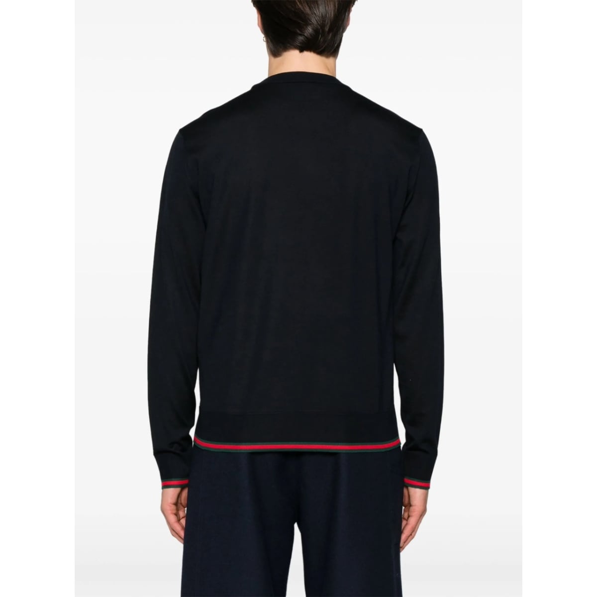 Web-trim wool sweater - Img 4