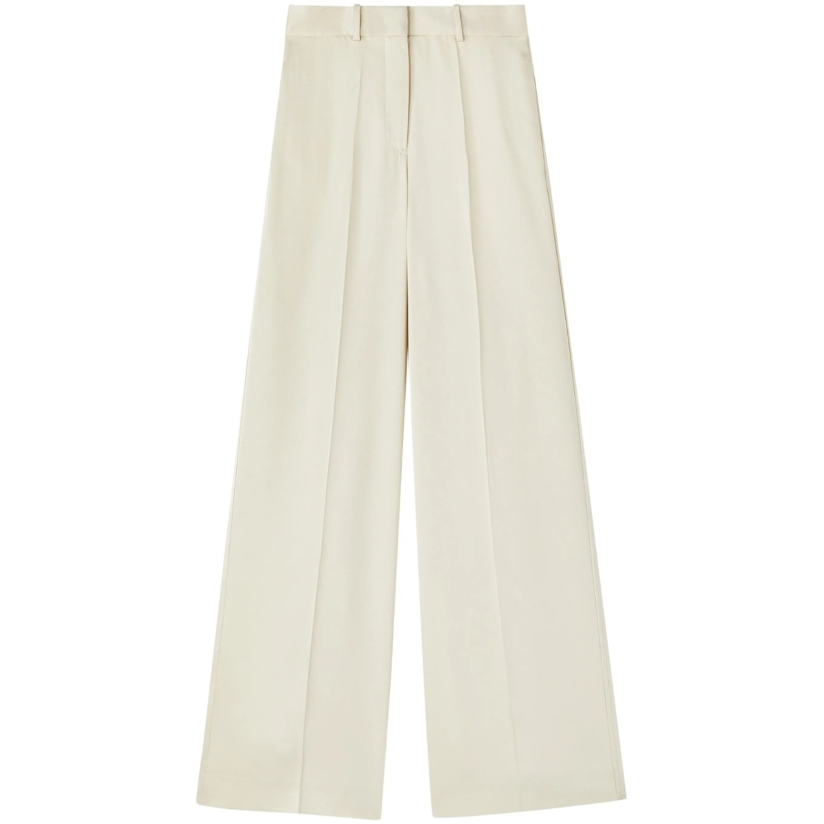 wide-leg tailored trousers