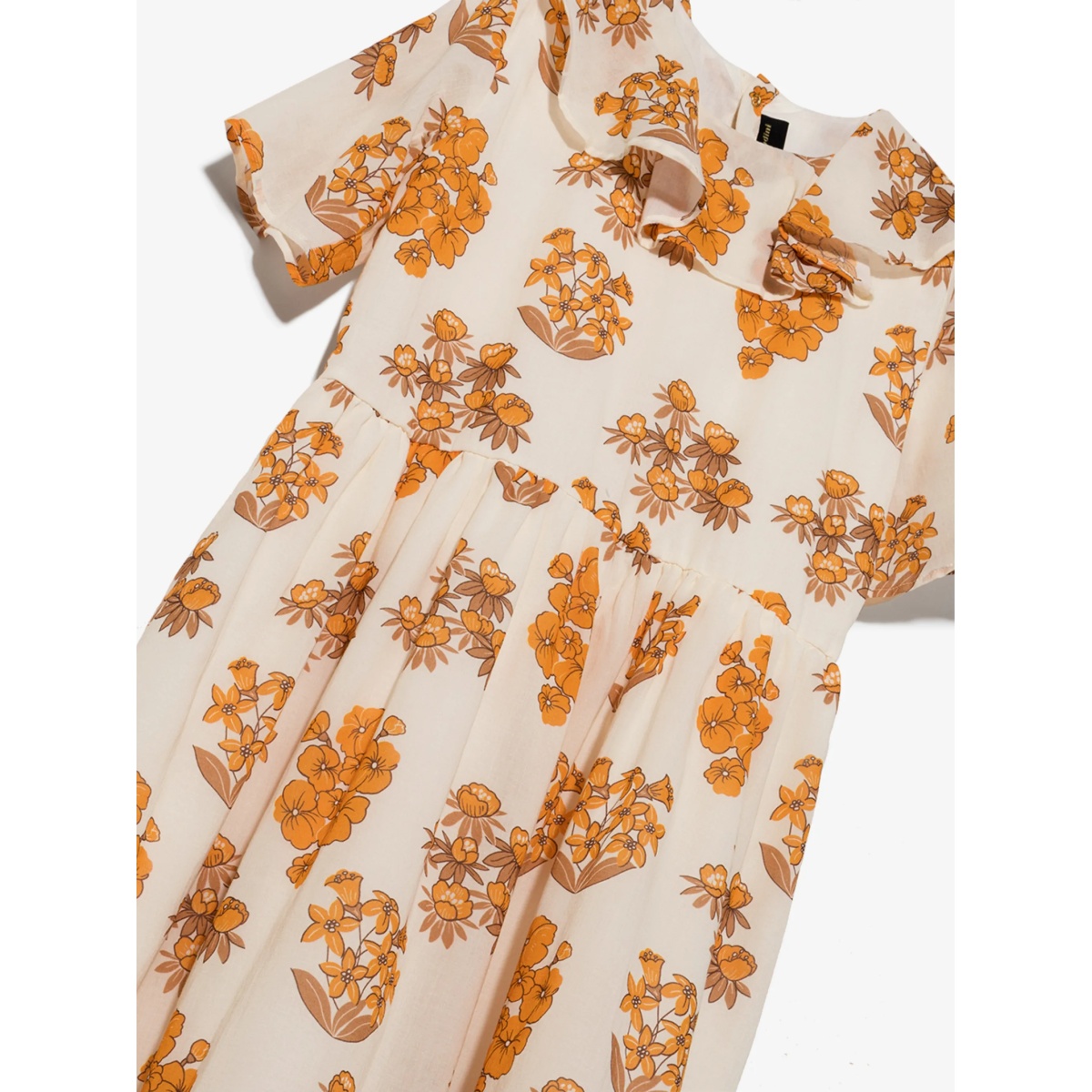 Wildflowers-print short-sleeved dress - Img 3