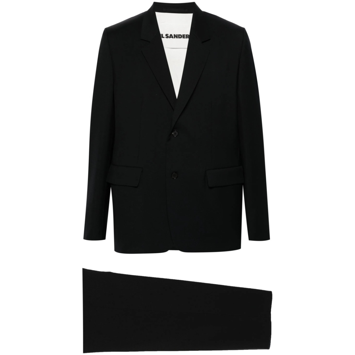 wool single-breasted suit