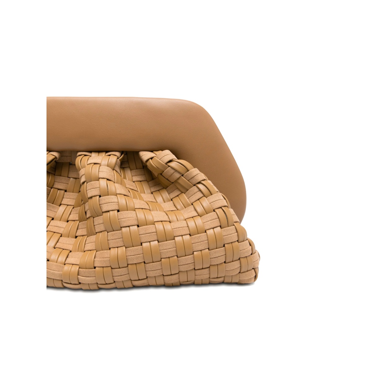 woven gathered clutch - Img 4