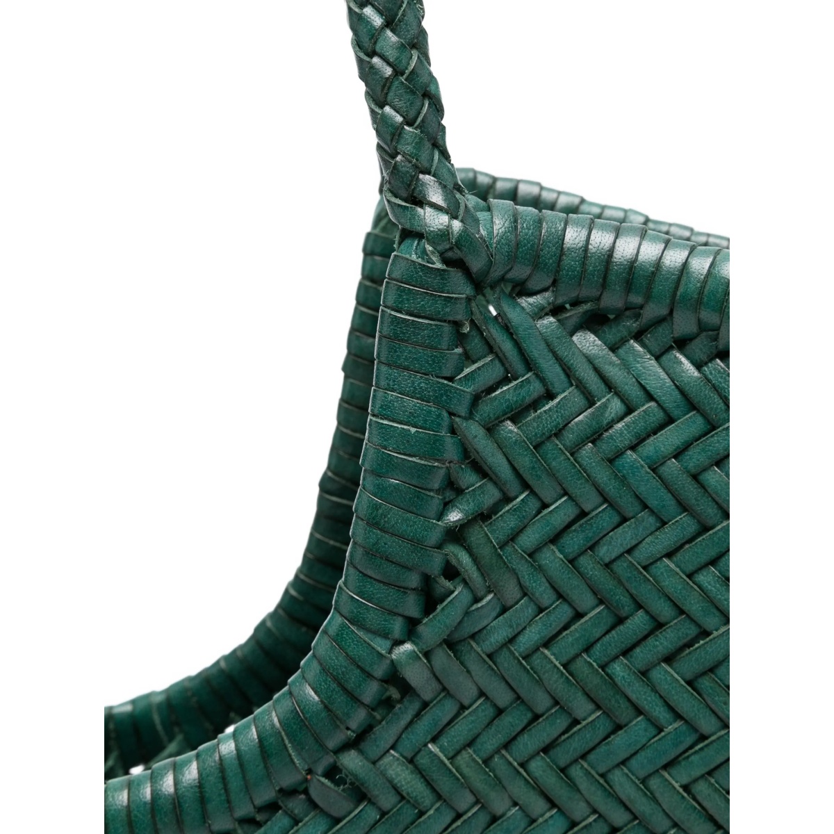 woven leather tote bag - Img 4