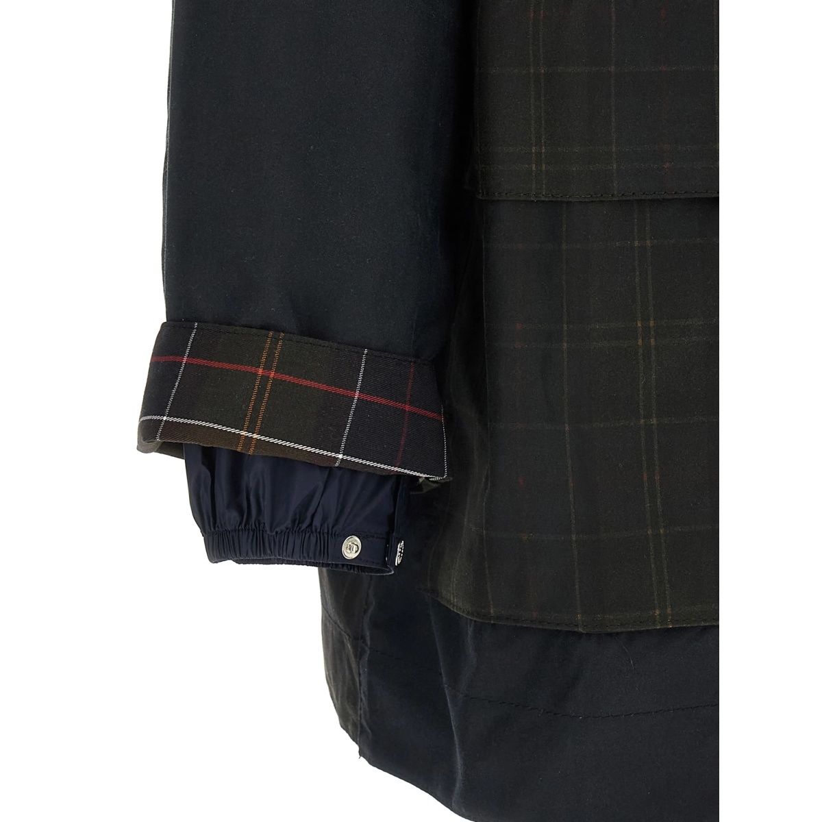 x Ganni corduroy-collar parka - Img 4