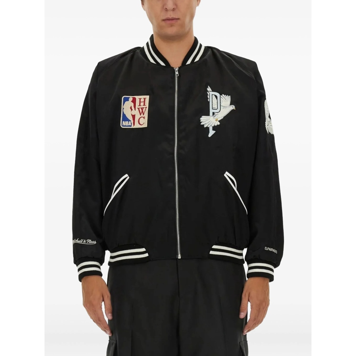 x Mitchell & Ness and The NBA Varsity bomber jacket
