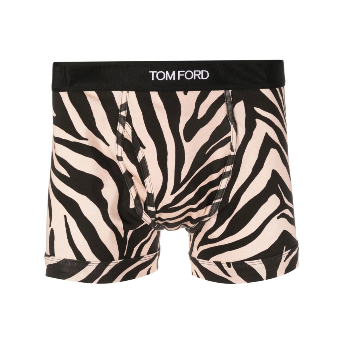 zebra-print briefs