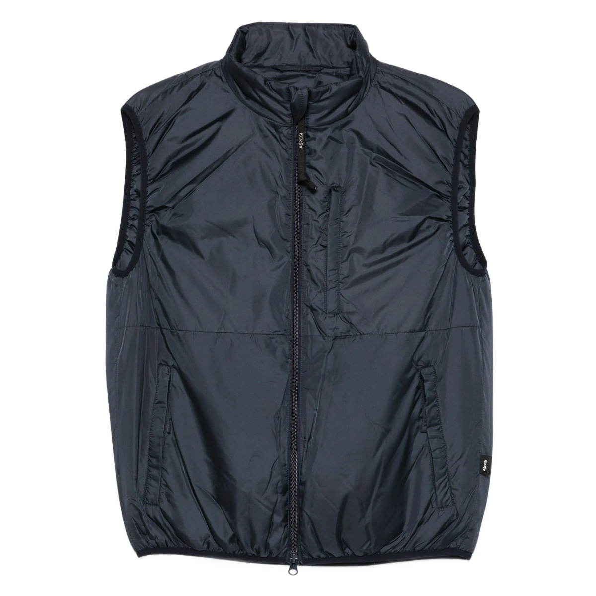 zip-fastening gilet