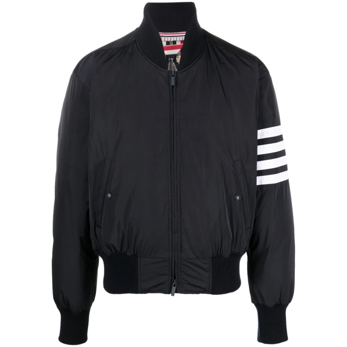 4-Bar stripe bomber jacket