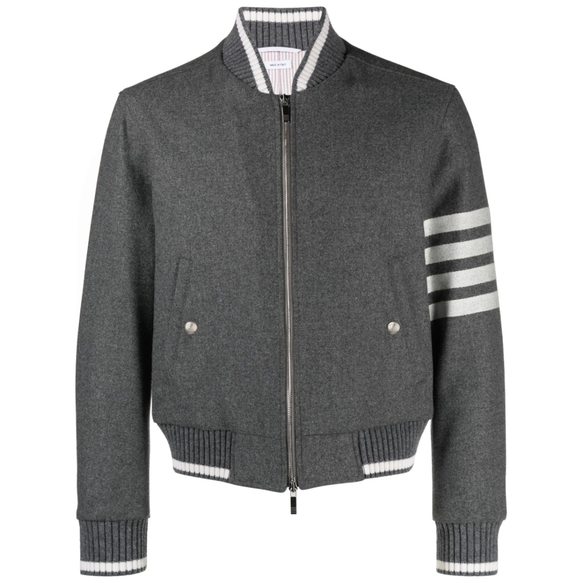 4-Bar stripe bomber jacket