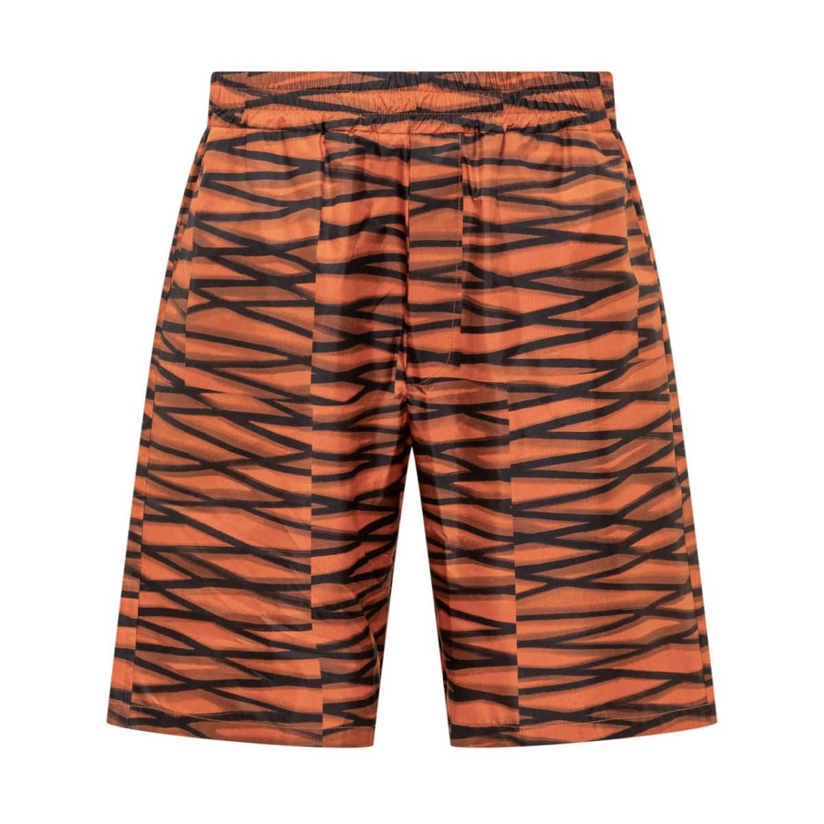 abstract-print shorts