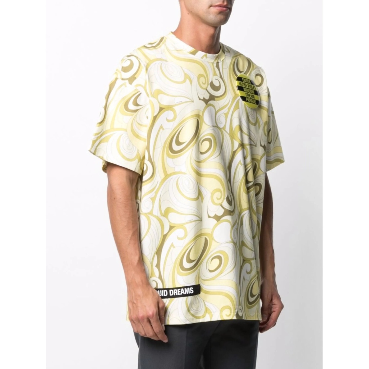 abstract-print T-shirt - Img 3