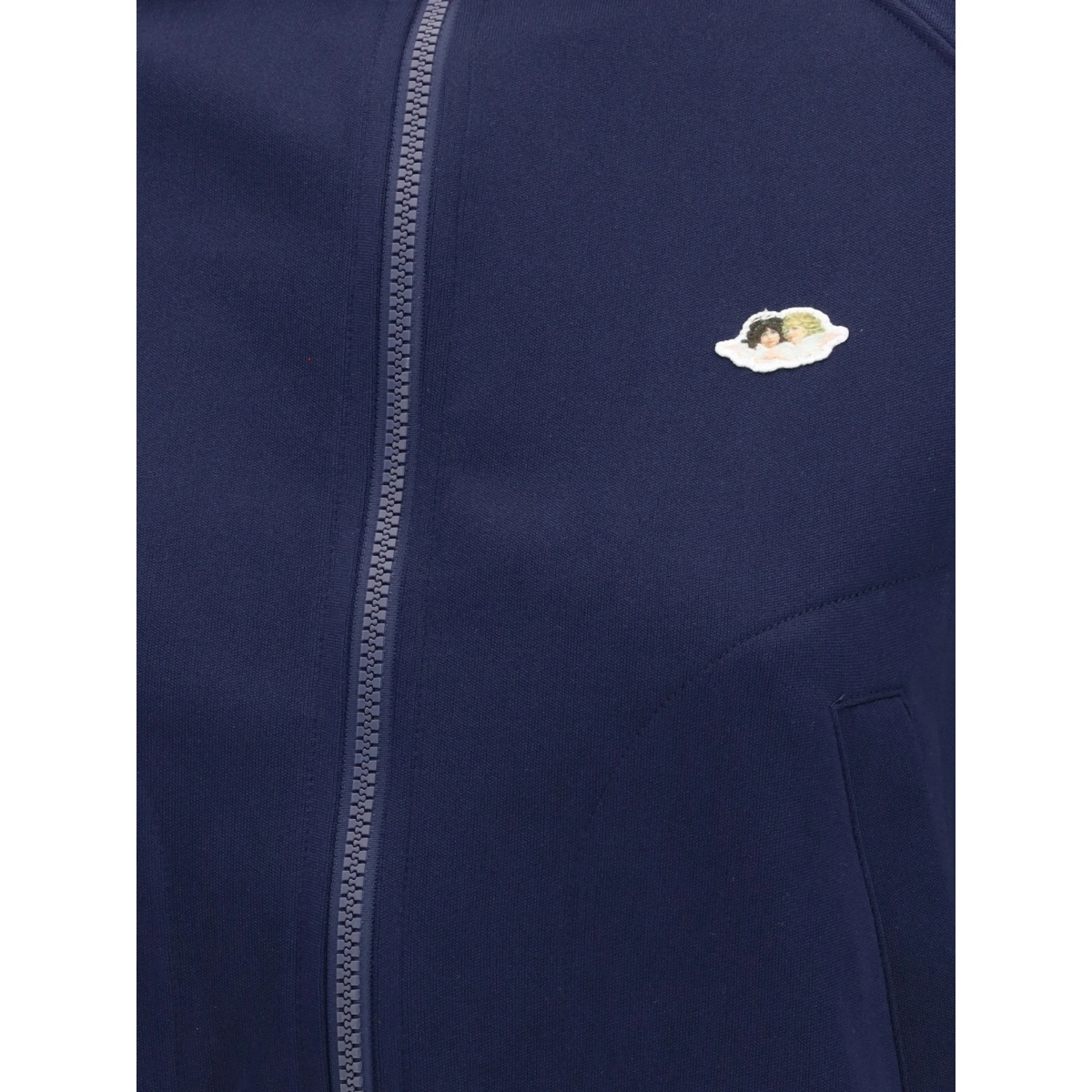 Angels-patch zip-up sweatshirt - Img 5