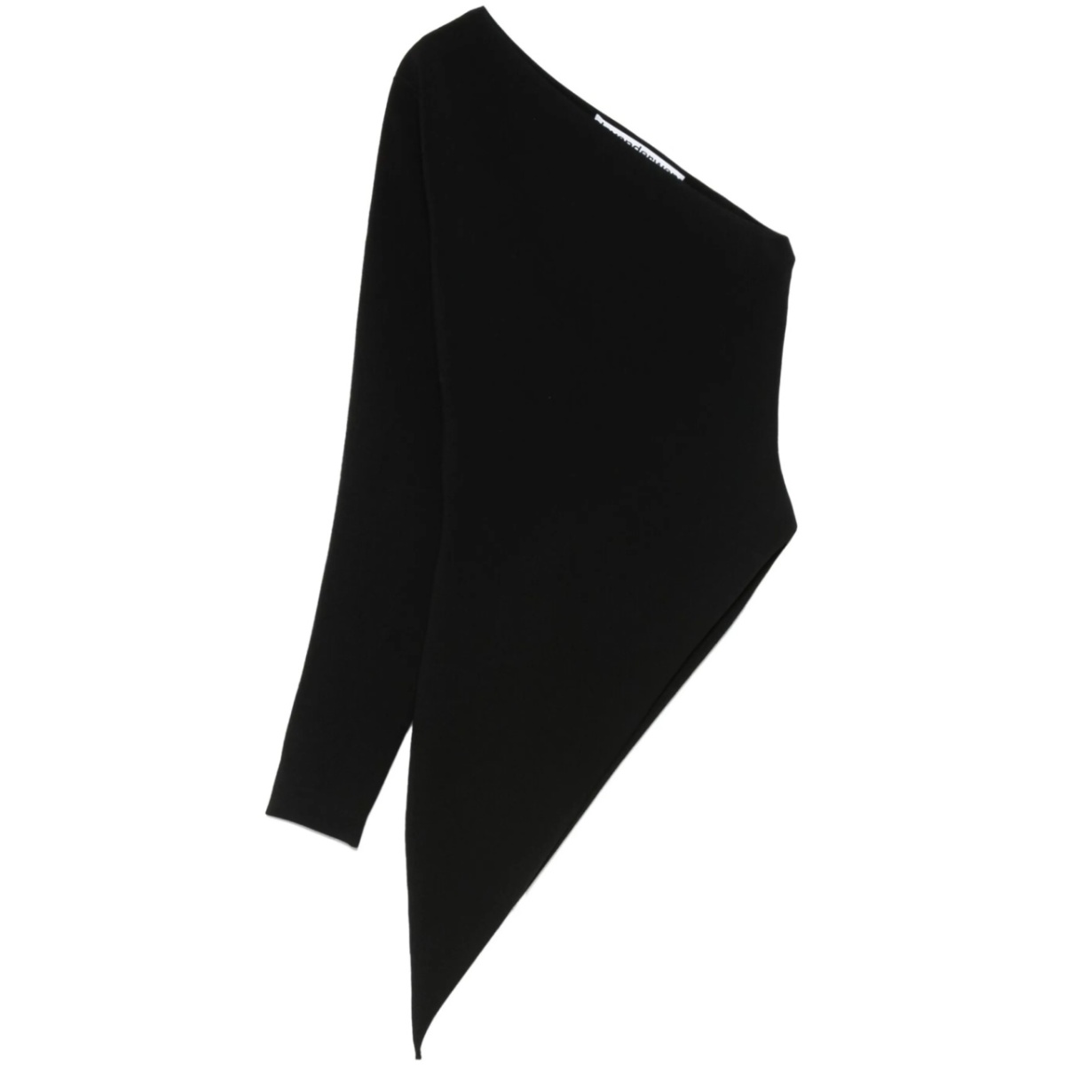 asymmetric long-sleeve top