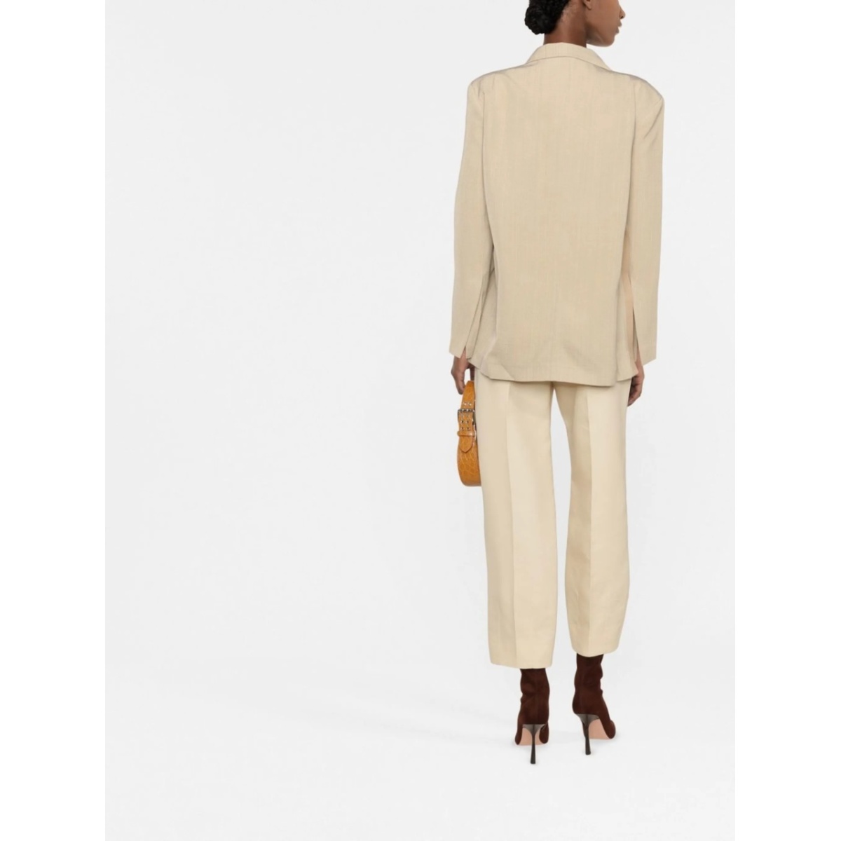 Baccala asymmetric cropped blazer - Img 3