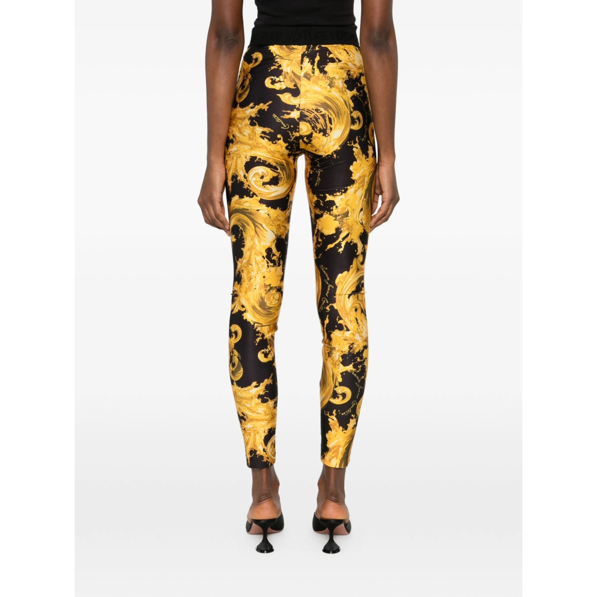 Barocco-print leggings - Img 4