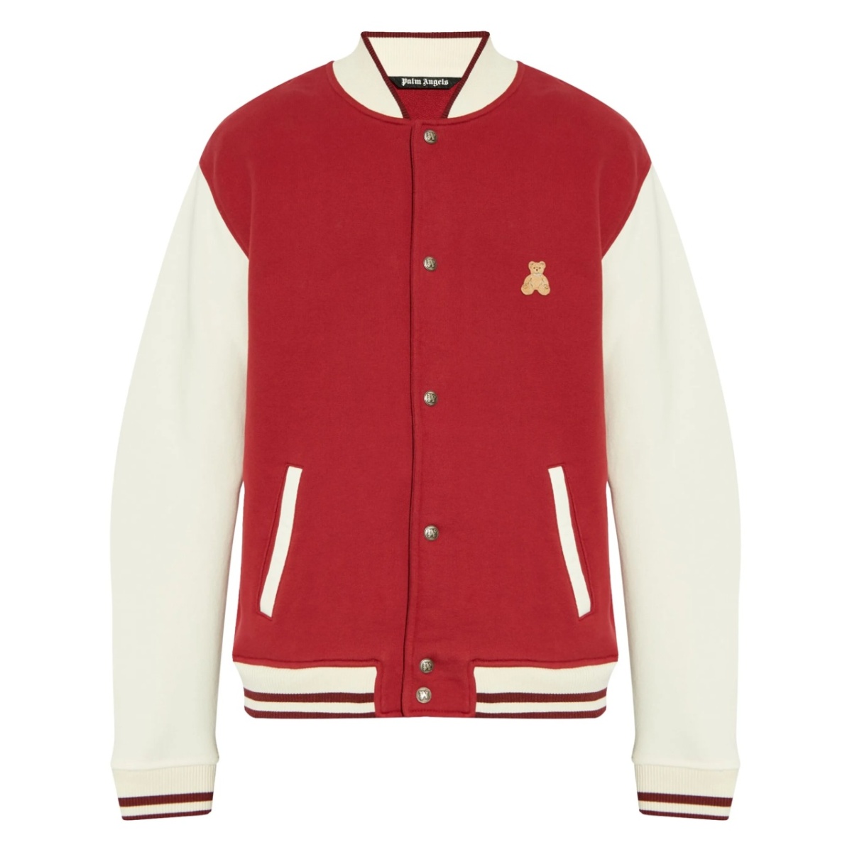 bear-motif bomber jacket