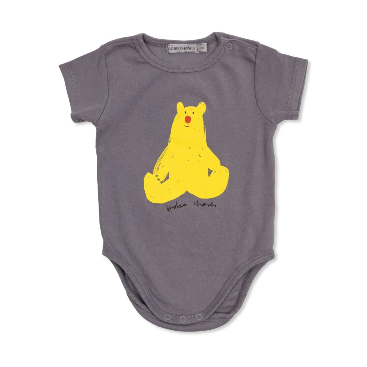 bear-print bodysuit