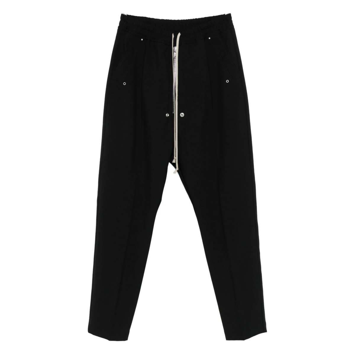 BELA drawstring button trousers