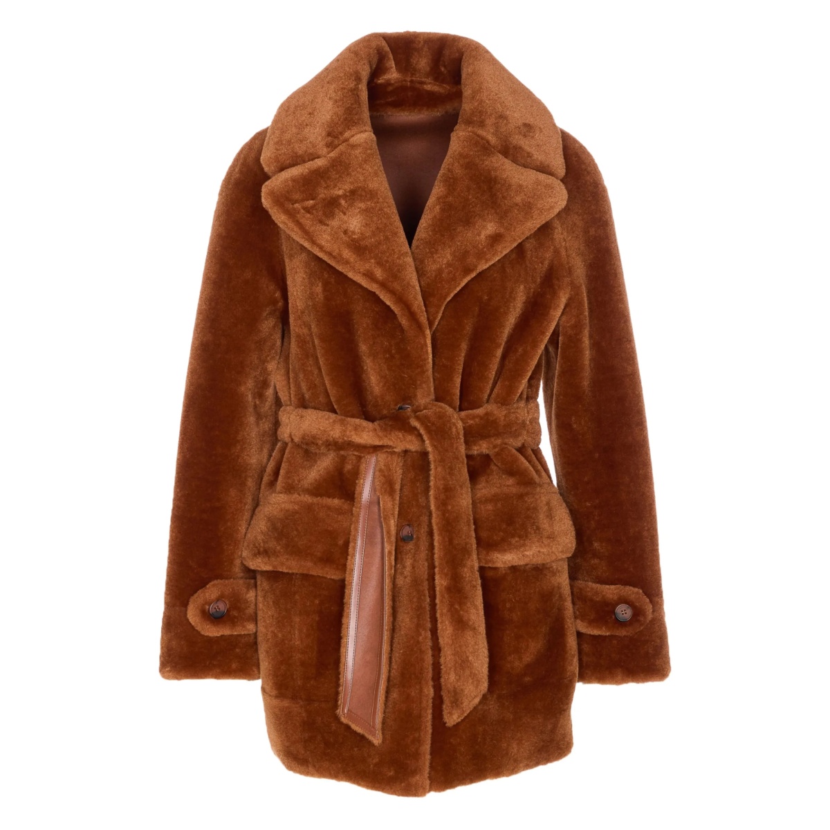 belted reversible coat