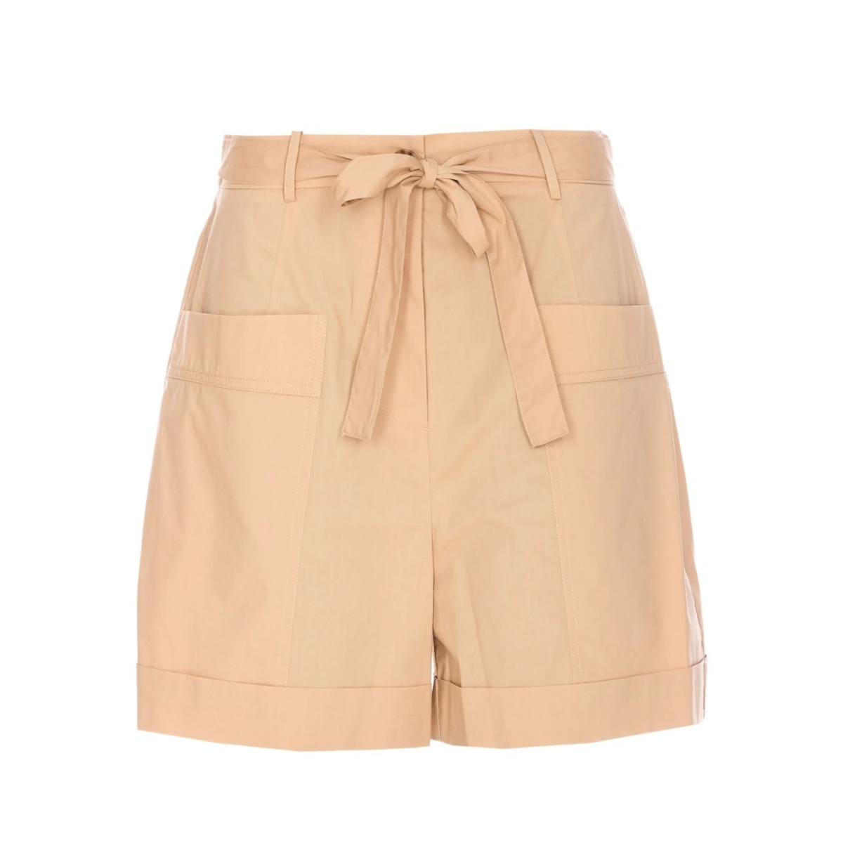 belted utility shorts