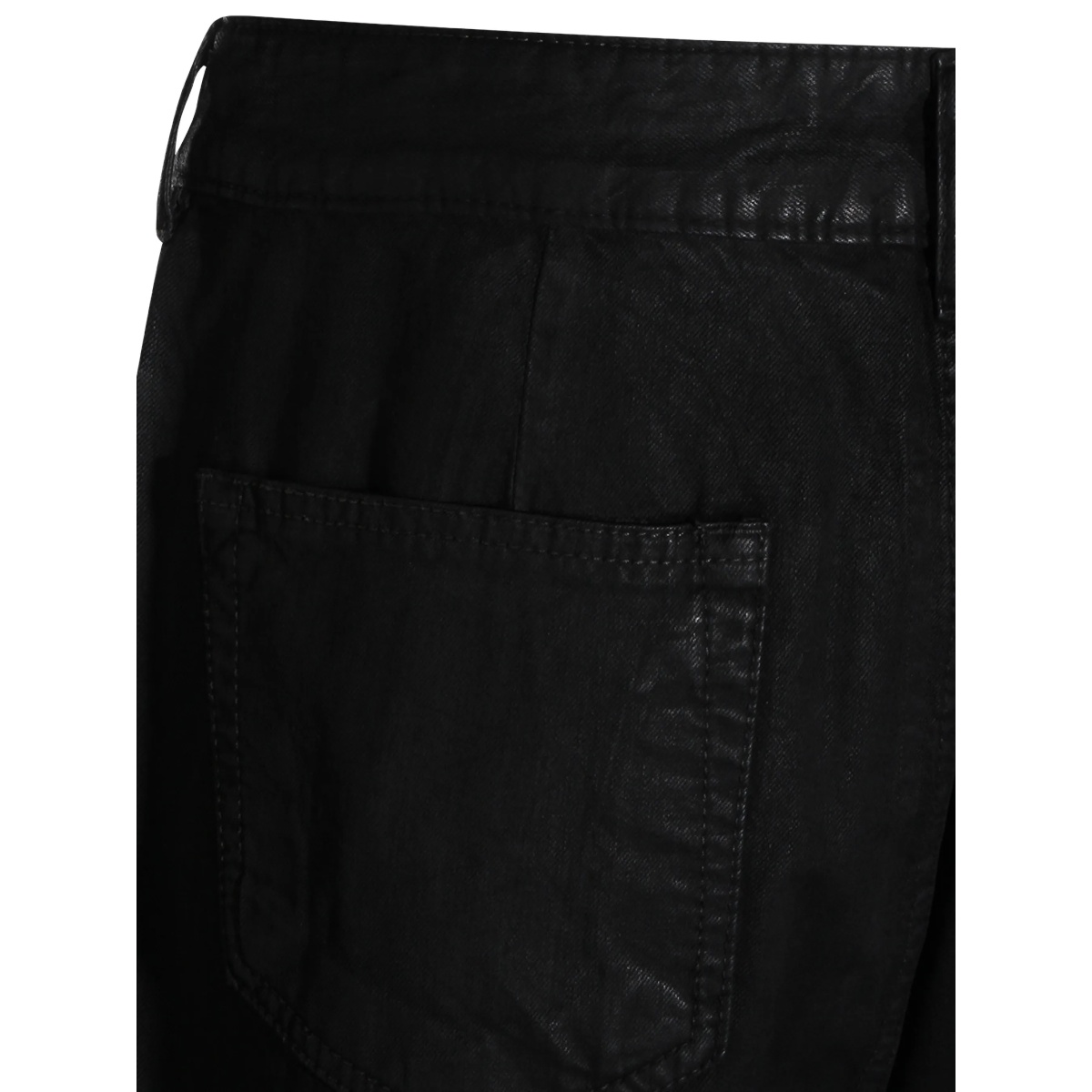 black straight-leg jeans - Img 4