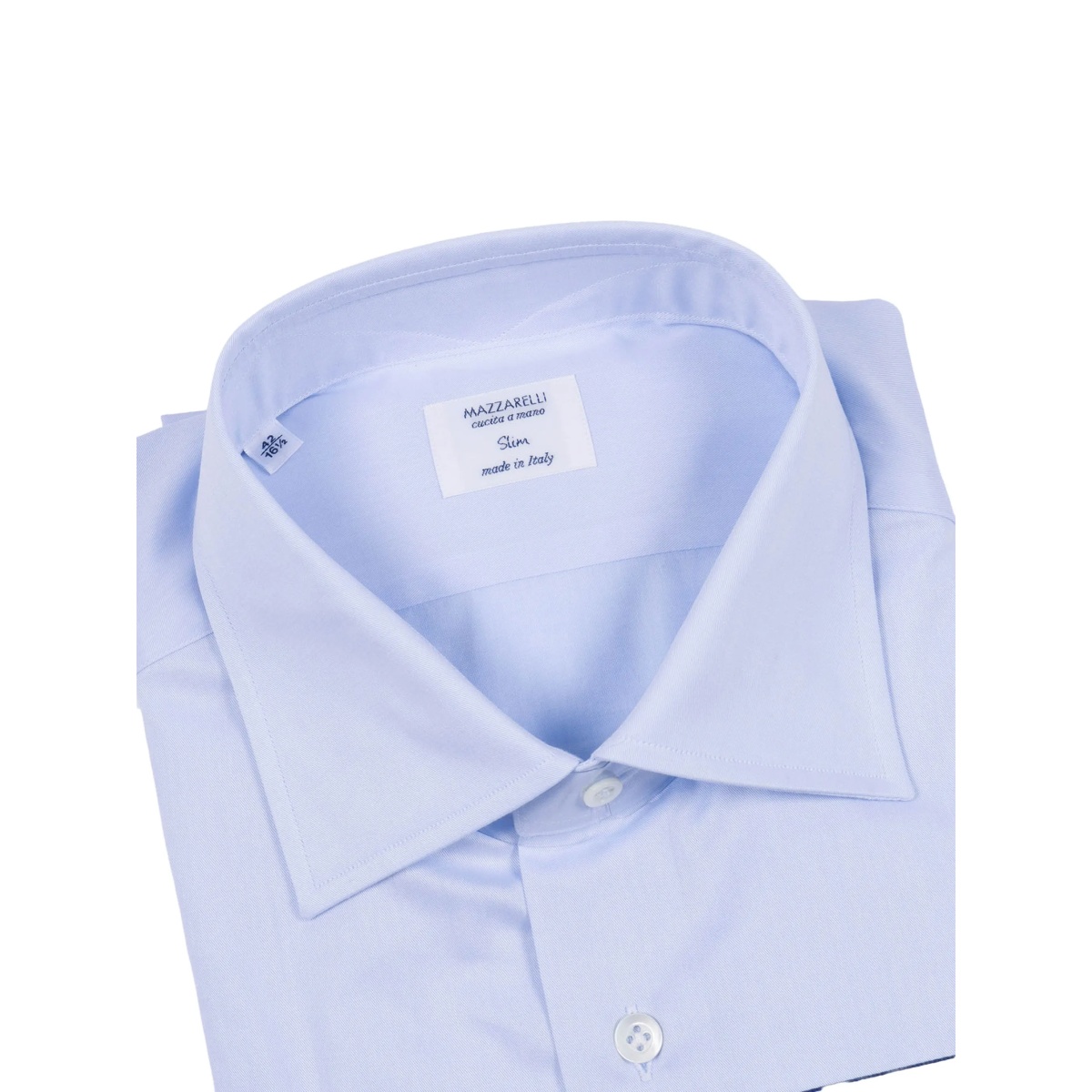 blue slim-fit shirt - Img 3