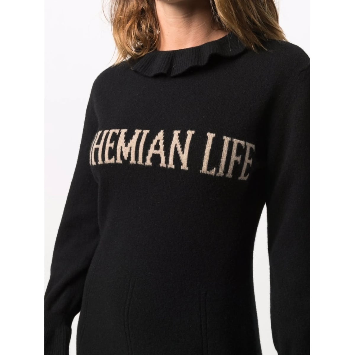 Bohemian Life intarsia-knit dress - Img 5