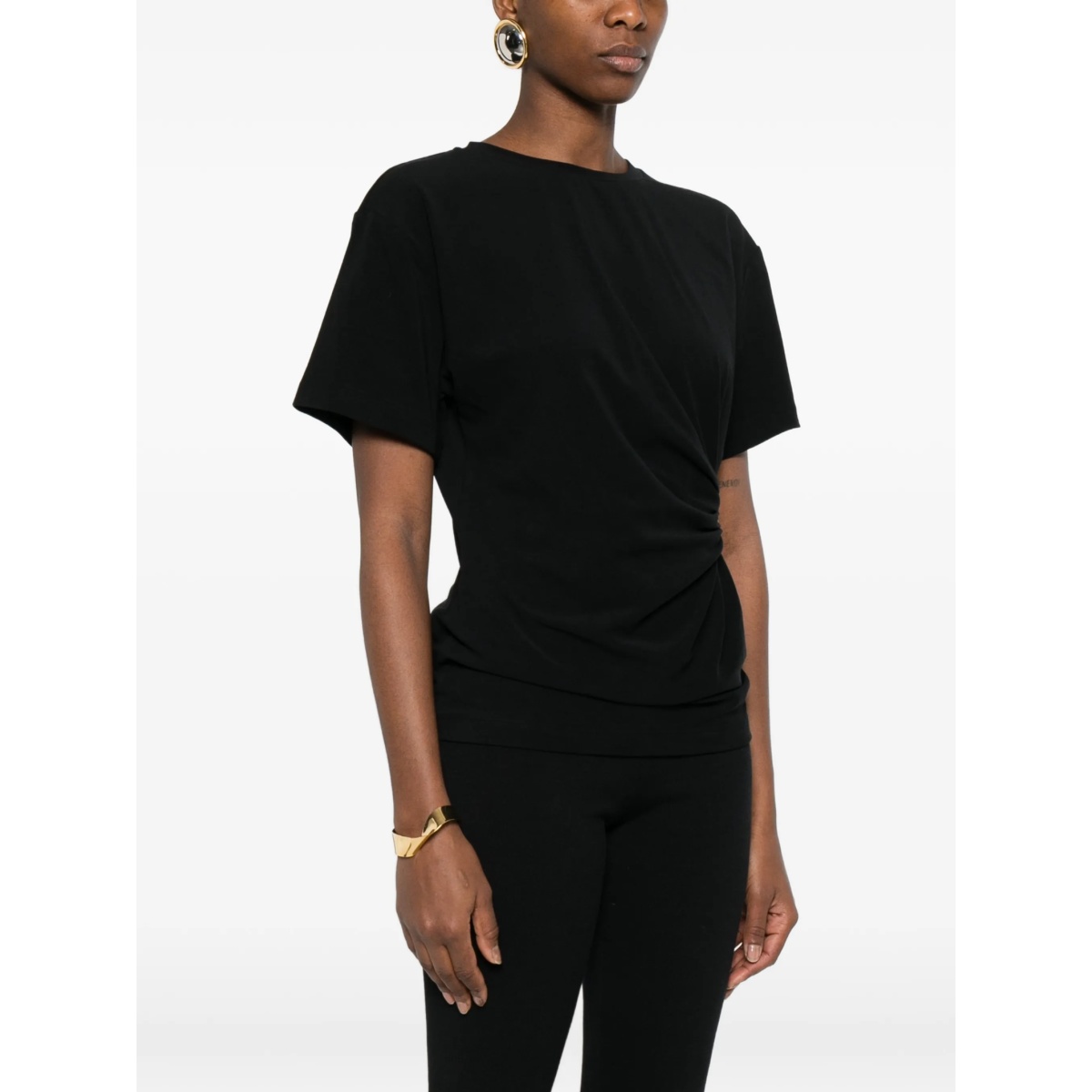 buckle draped T-shirt - Img 3