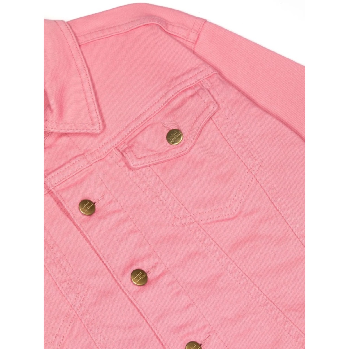 button-up denim jacket - Img 3