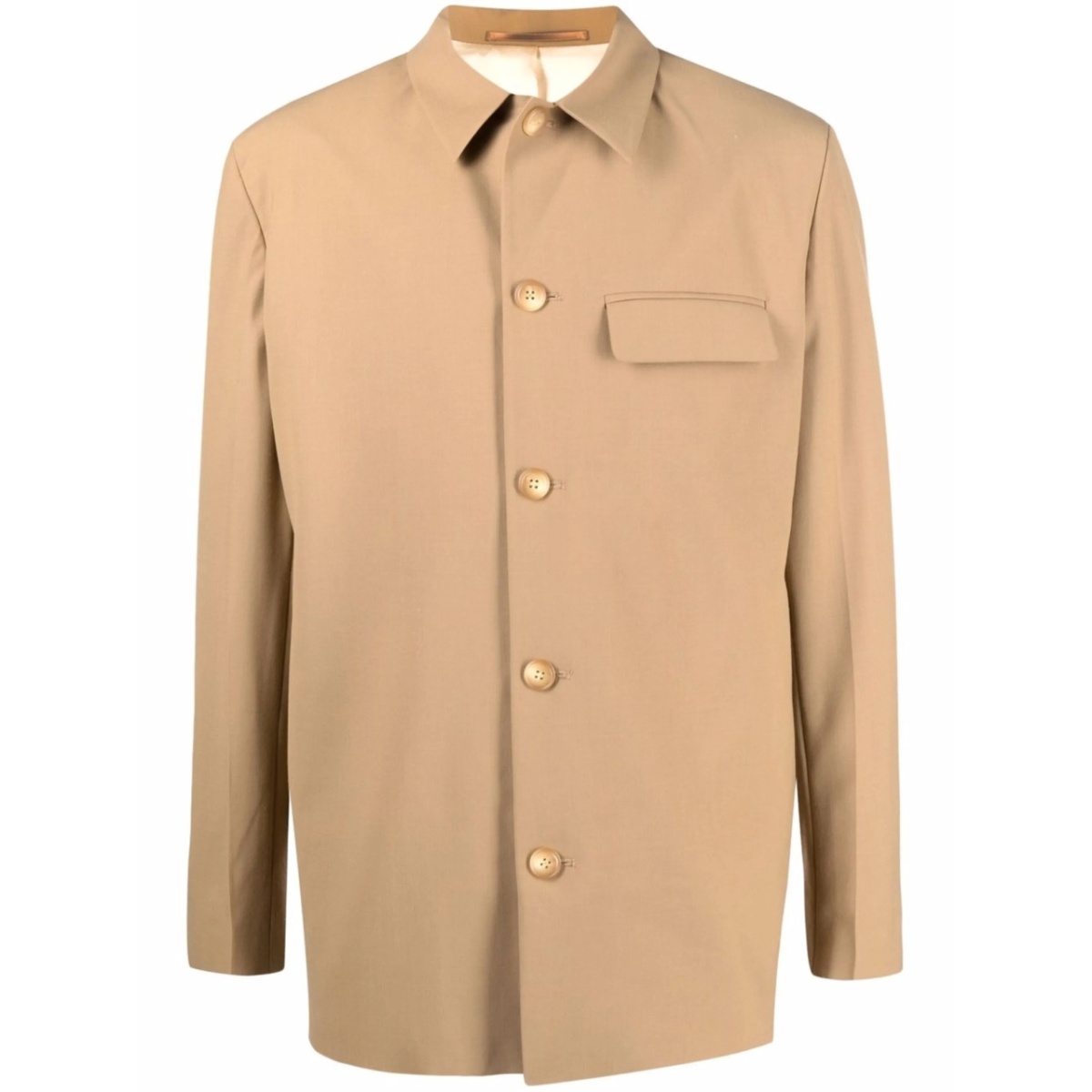 button-up tailored overshirt