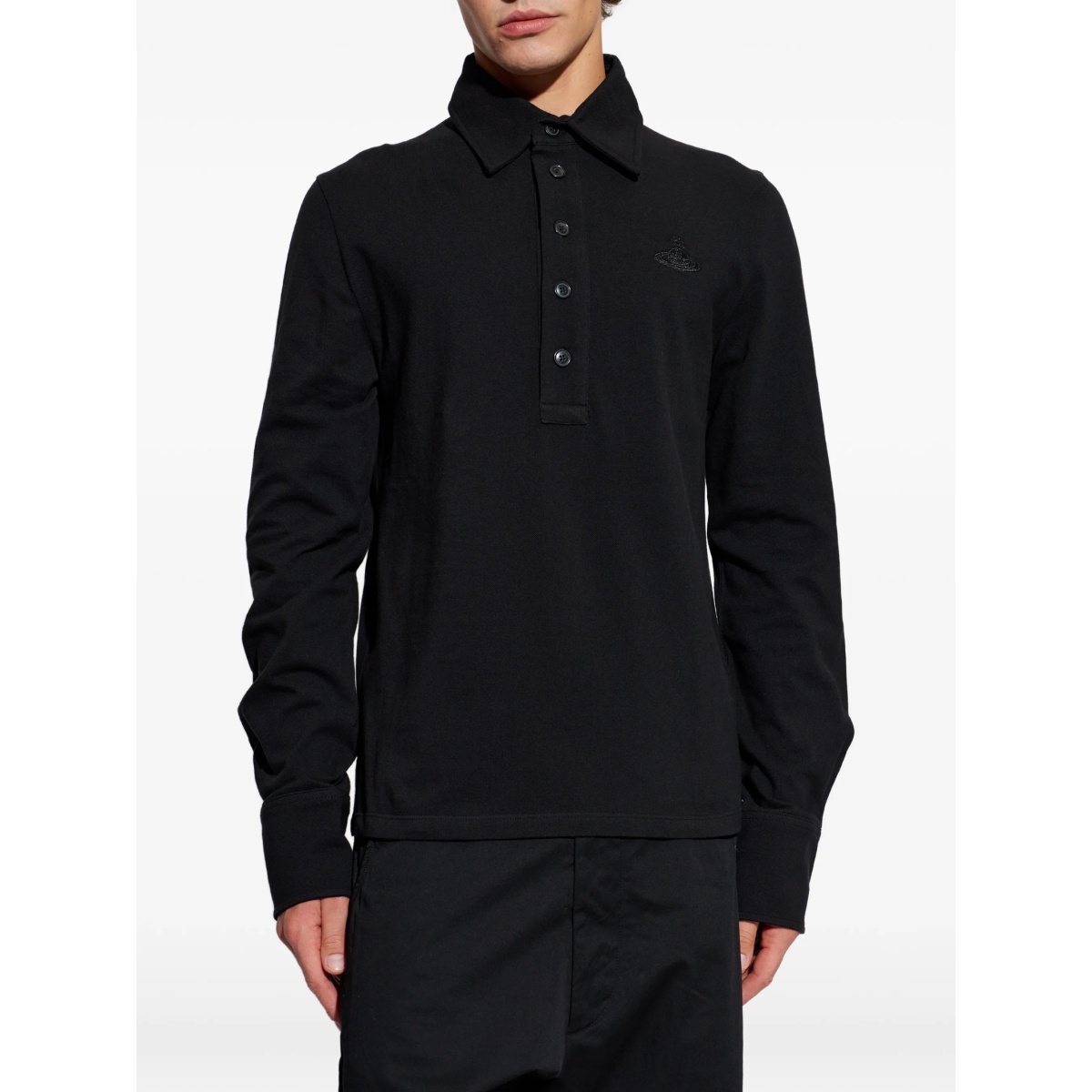 buttoned polo shirt - Img 3