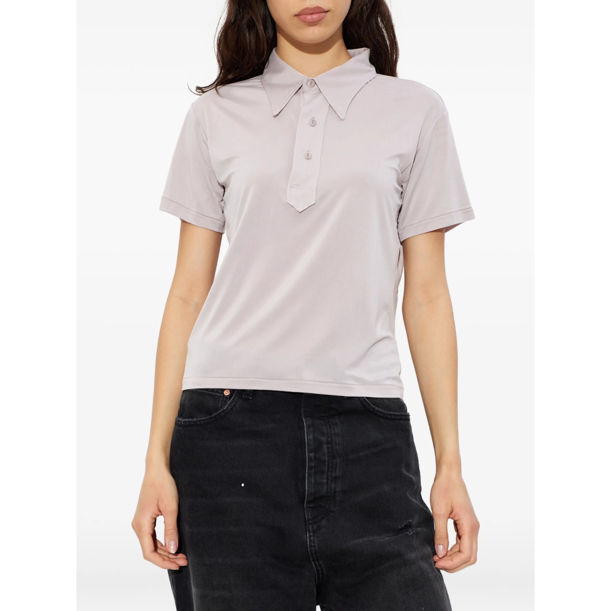 buttoned polo top - Img 3