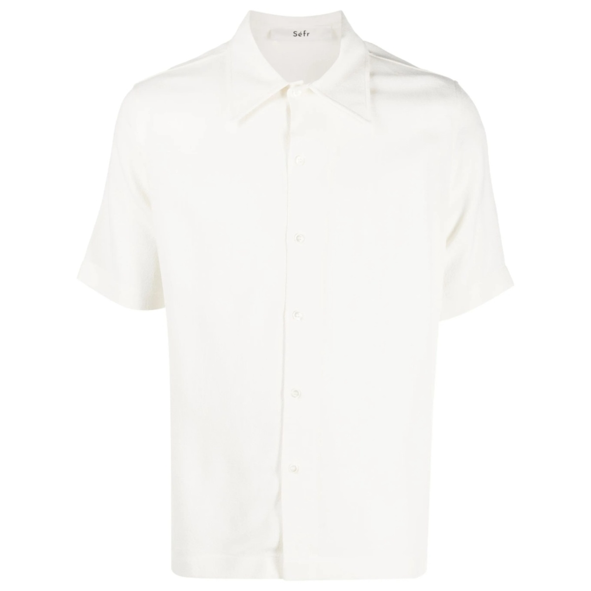 buttoned short-sleeved shirt