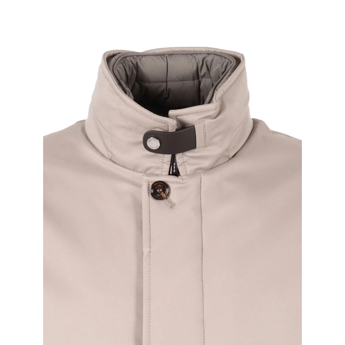 buttoned single-breasted padded jacket - Img 3