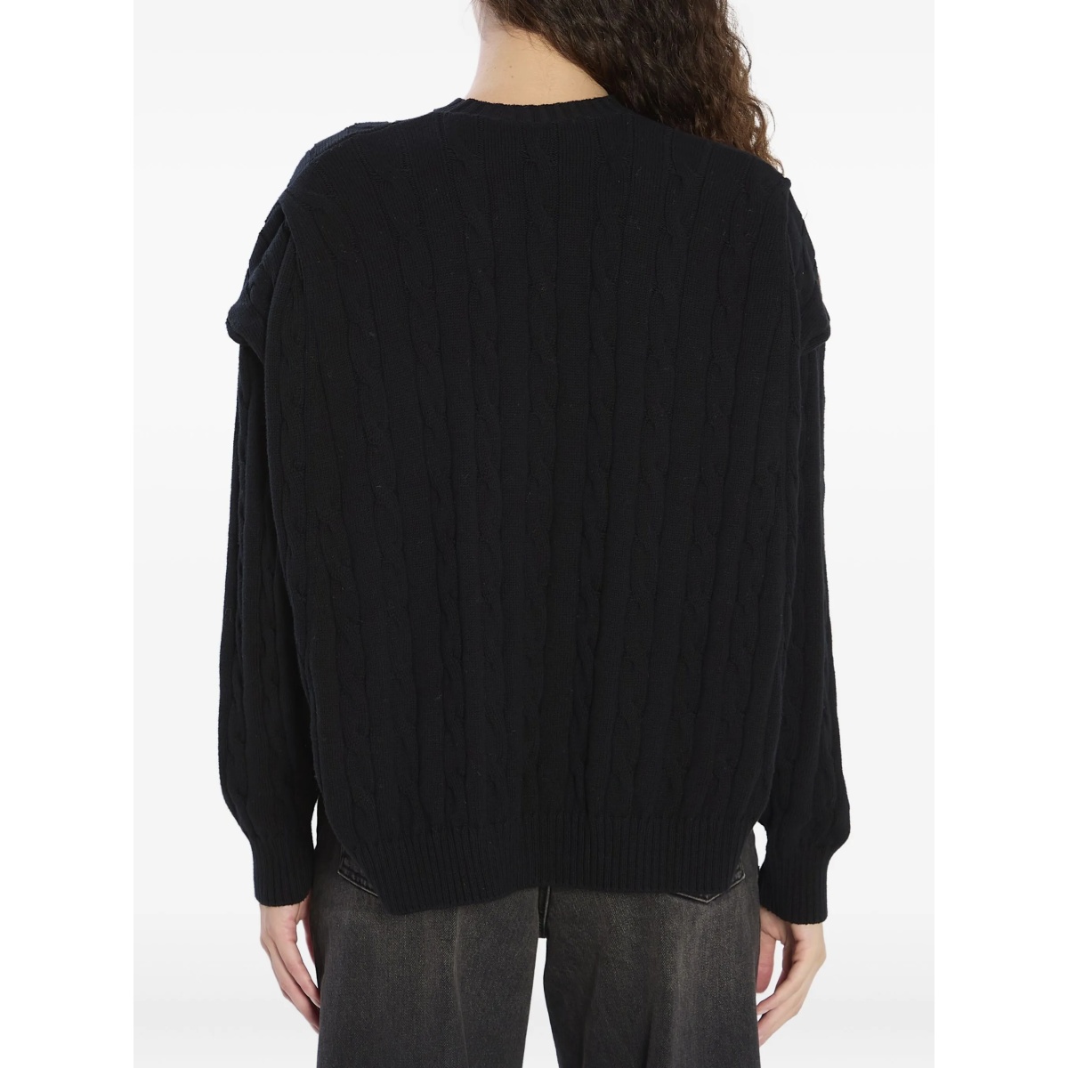 cable-knit logo sweater - Img 2