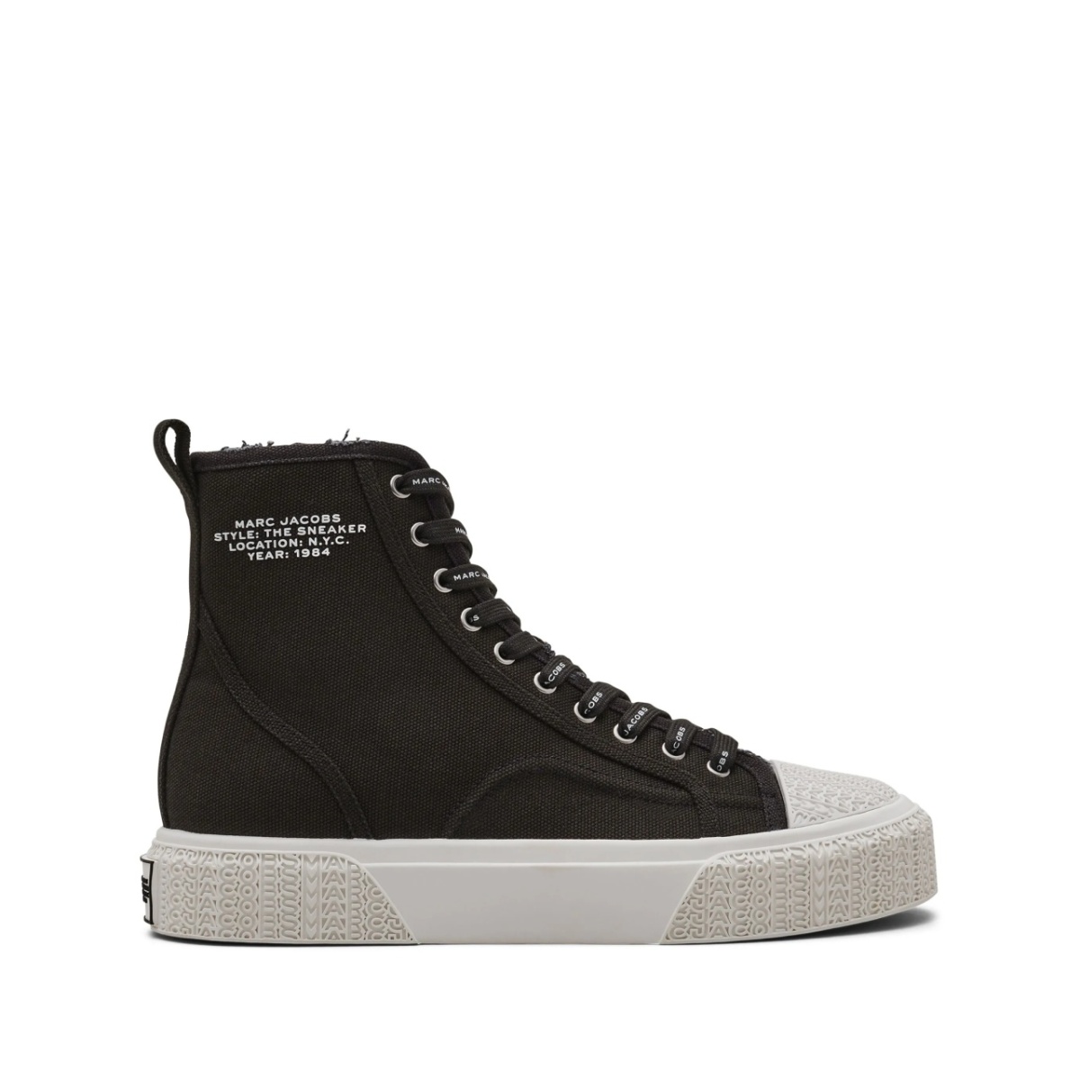 canvas high-top sneakers