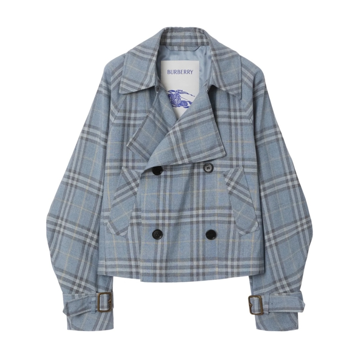 check trench jacket