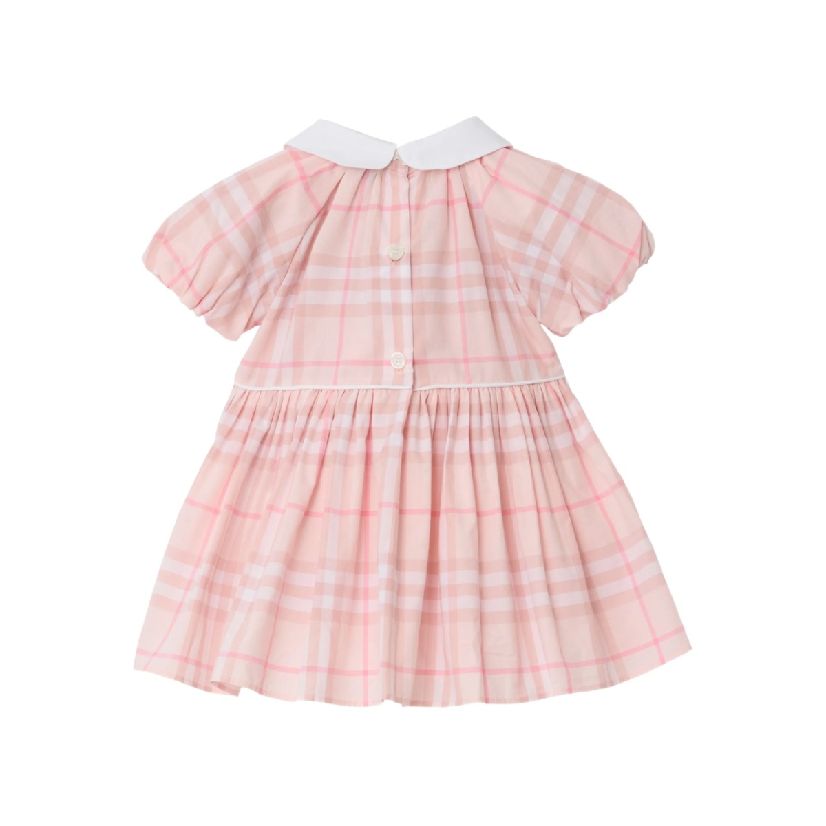 checked peter-pan-collar dress set (set of two) - Img 3