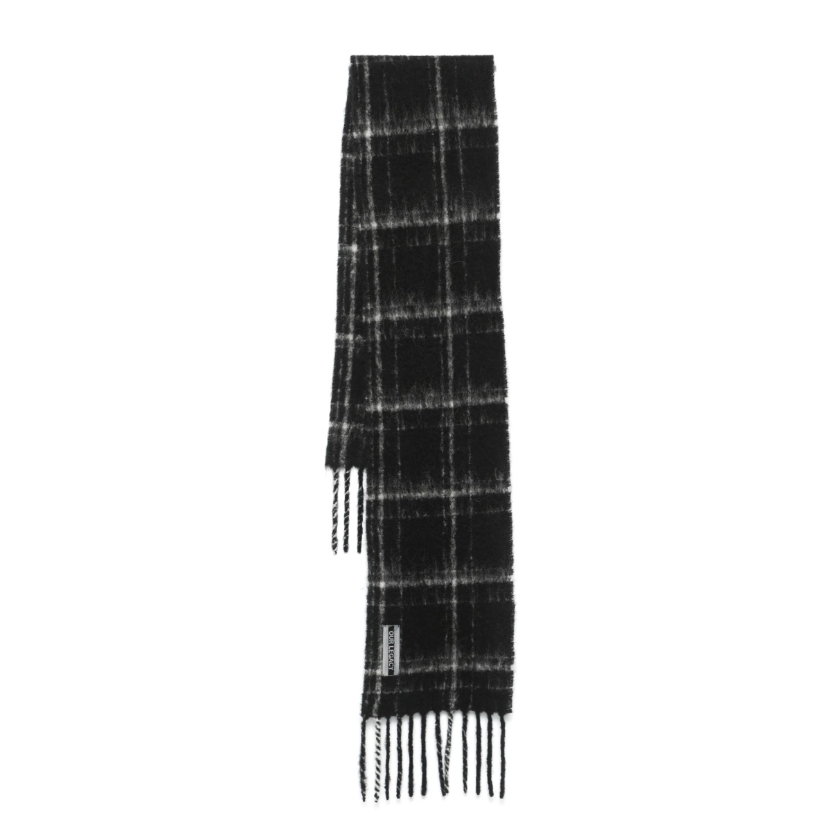 checked scarf