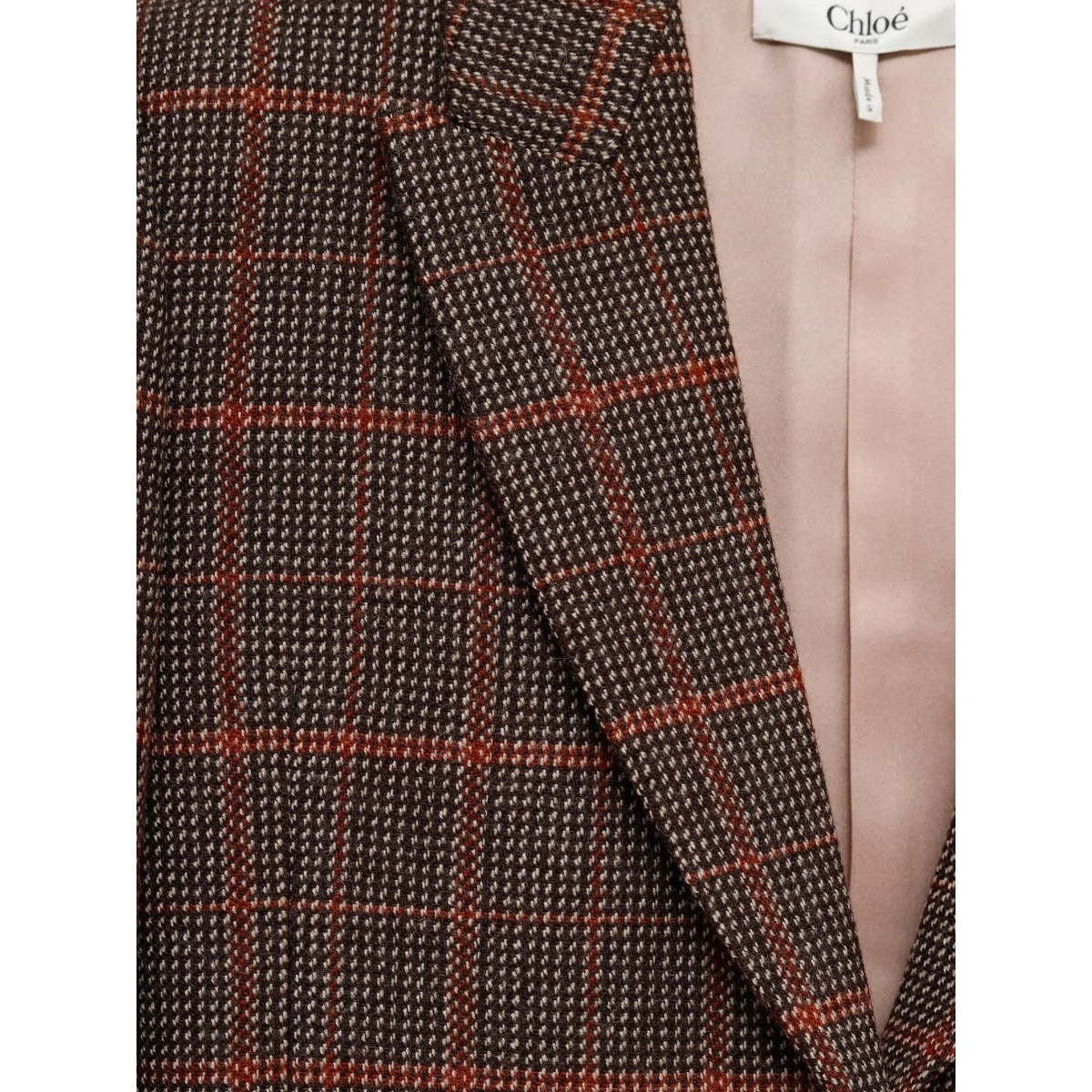 checked single-breasted blazer - Img 3