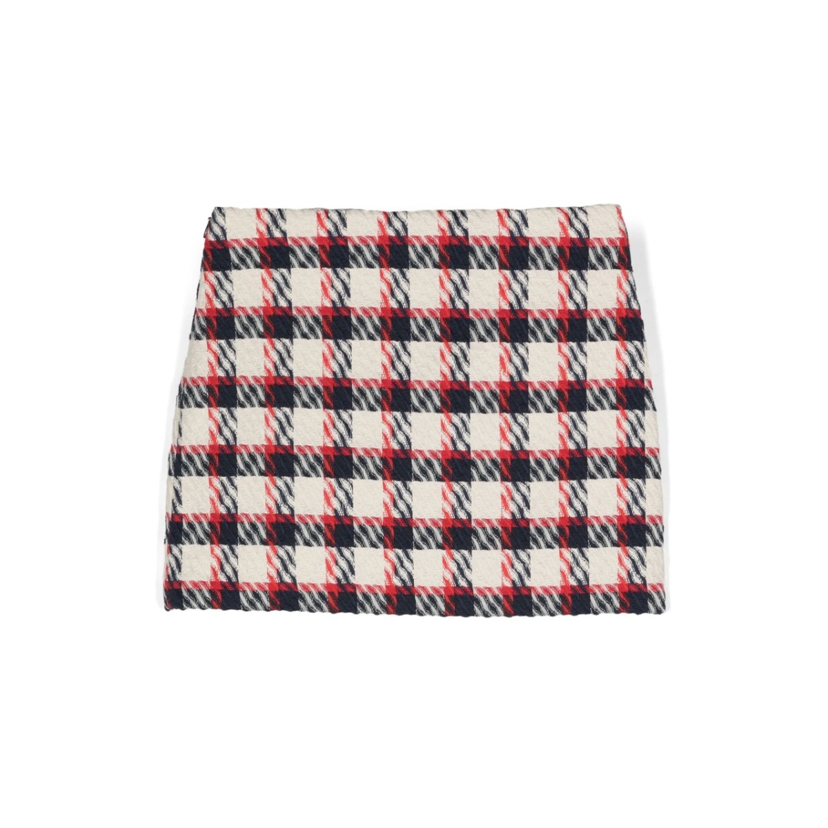checked tweed mini skirt - Img 2