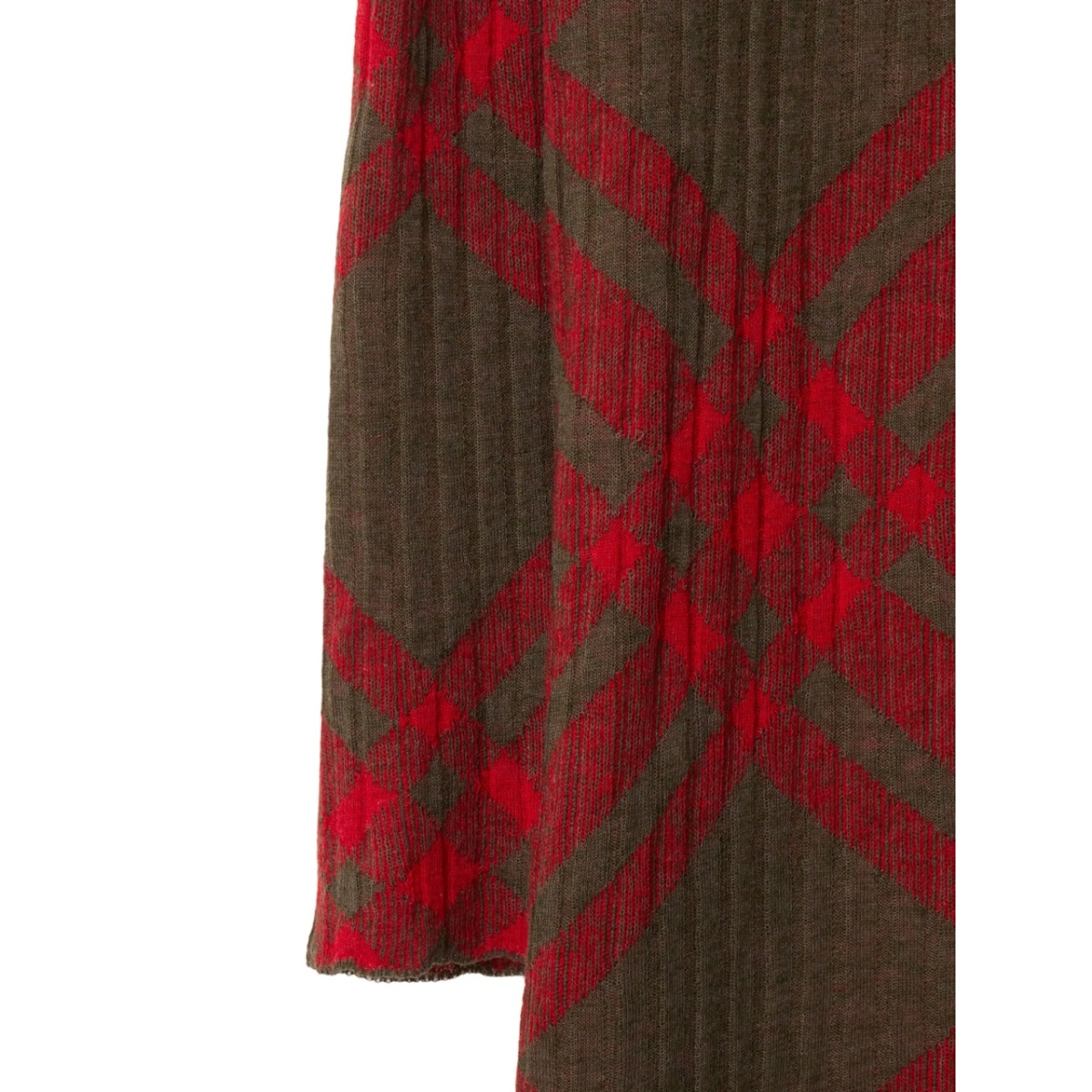 checkered wool blend shift dress - Img 2