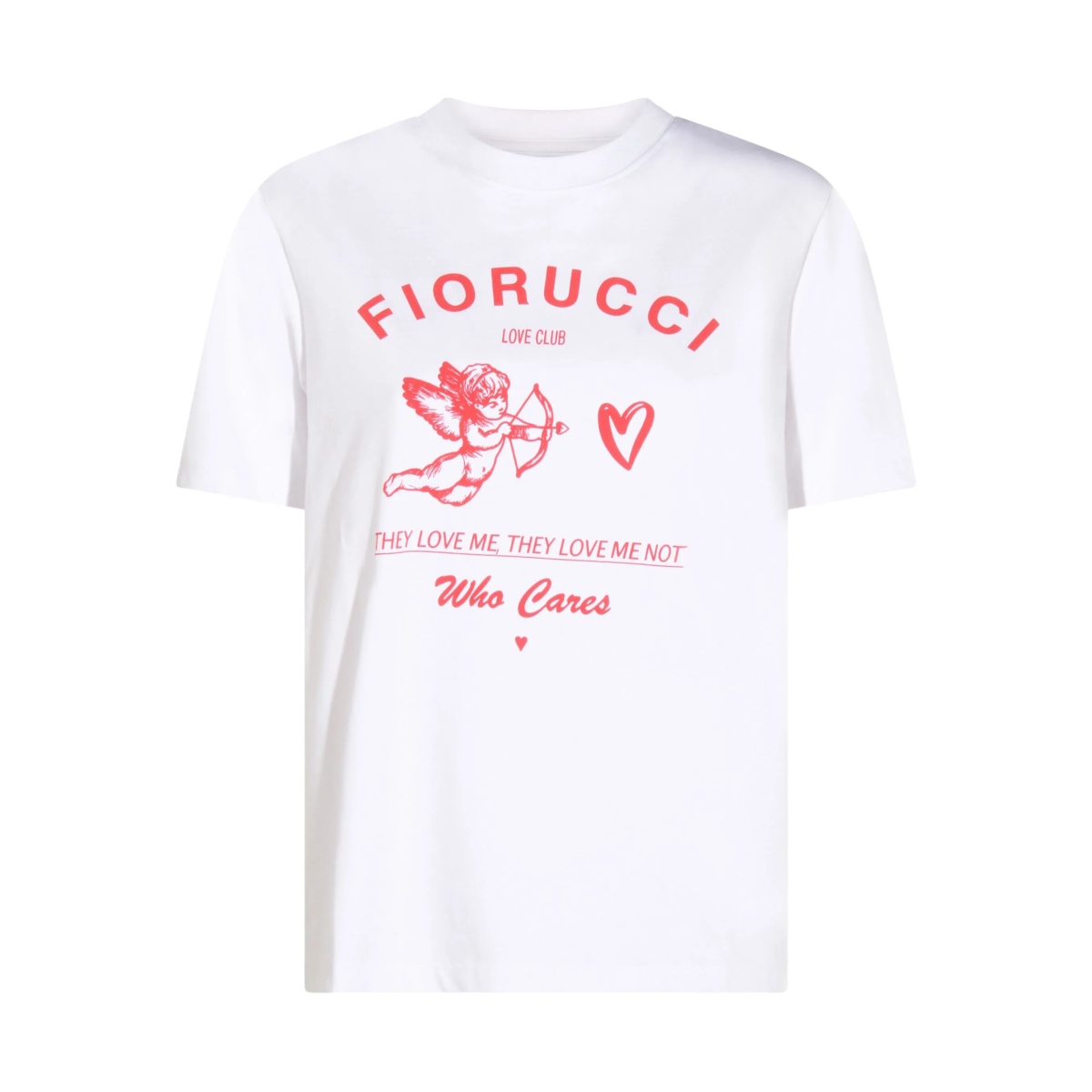 cherub-print T-shirt